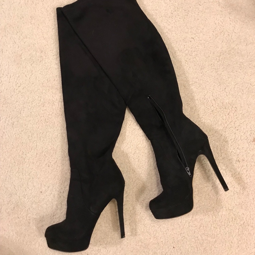 Chinese Landry Over the Knee Boots - 8.5
